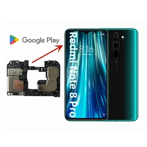 100% Original pour Xiaomi RedMi Note 8 Pro carte mère débloquée Rom globale avec puces Logic