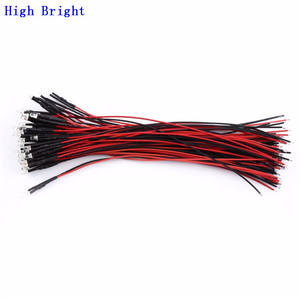 5 مللي متر 3 مللي متر 10 مللي متر 8 مللي متر ديود المقاوم أدى ضوء المصباح بإضاة <span class=keywords><strong>Led</strong></span> قبل السلكية DC 20 سنتيمتر 10 مللي متر 12V للسيارة - Product Image 5