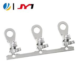 Terminales de anillo de crimpado de 4,2mm, terminal de cable eléctrico para coche y motocicleta, terminal redondo de cobre y latón - Product Image 1