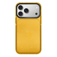 Coque de téléphone transparente en acrylique rigide de haute qualité Senyork avec paillettes colorées pour iPhone 17 Pro Max 16 15 14, personnalisable OEM