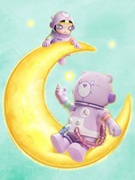 Figurines en PVC POP MART MEGA SPACE MOLLY 400% Sweet Dream Bears, poupée mignonne, objet de collection, décoration de maison, ornements de bureau, cadeau