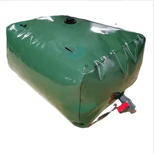 Hotsale Top Quality Portable Water Tank Bag with Valve for Fire-Fighting Agricultural Outdoor Water Storage Tank