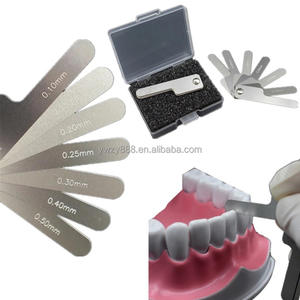 Regla oral de acero inoxidable para medir espacios, sistema Ipr interpróximo de medición de ortodoncia - Product Image 3