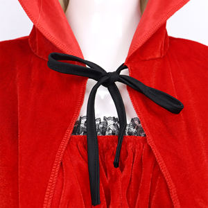 Disfraz de Vampiresa Drácula Sexy <span class=keywords><strong>para</strong></span> Mujer Adulta, Vestido de Cosplay <span class=keywords><strong>para</strong></span> Halloween con Capa <span class=keywords><strong>para</strong></span> <span class=keywords><strong>Carnaval</strong></span> - Product Image 6