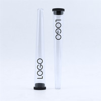 Tube en plastique Portable pré-cône King Size avec couvercle scellé étanche à l'air Tube d'emballage de cigare accessoires pour fumer