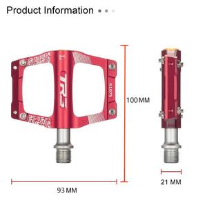 KEREACHY Custom Bicycle Accessories Bicycle Pedal ultra <strong>Light</strong> and Durable Aluminum Alloy Pedal 3 Bearings - Product Image 3