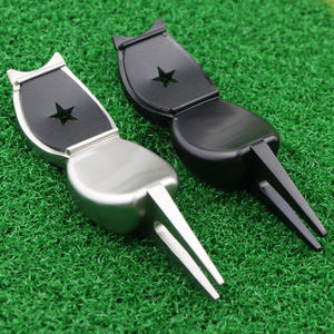 Vente en gros outil de réparation de <span class=keywords><strong>gazon</strong></span> de golf en métal blanc porte-cigare multi-outils outils de divot de golf - Product Image 4