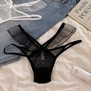Braguitas transparentes y finas para mujer, lencería triangular inocente y seductora, dulce y atractiva. - Product Image 1