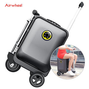 กระเป๋าเดินทางกันลื่น <span class=keywords><strong>Airwheel</strong></span> ความจุขนาดใหญ่ ปลอดภัย กันน้ำ โครงอะลูมิเนียมอัลลอยด์ กระเป๋าเดินทางอัจฉริยะแบบขี่ได้ - Product Image 6