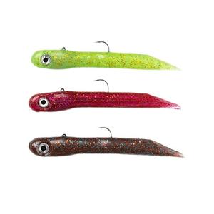 DN 115mm 30g 2 unids/caja Jig Head señuelo de plástico suave cebo de pesca de lubina TPR cebo suave tubo gusano señuelo de pesca - Product Image 1