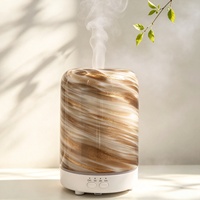 Diffuseur d'arômes ultrasonique 200m, humidificateur d'air en verre pour la maison, diffuseur d'huiles essentielles, alimentation USB