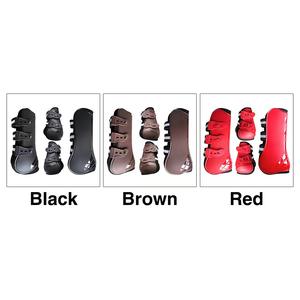 1 Juego de Botas Protectoras Ajustables <span class=keywords><strong>para</strong></span> Tendones de Caballo, Botas Protectoras Ajustables <span class=keywords><strong>para</strong></span> Patas de Caballo - Product Image 3