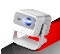 جهاز عرض ليزر JMGO N1S بدقة 4K وتقنية DLP مع نظام أندرويد 11، محمول مع تقنية MEMC، ذكي مع واي فاي، للمسرح المنزلي، 1200 لومن ANSI، عدسة زجاجية، 3 جيجابايت/32 جيجابايت