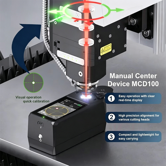 BOCHU Original MCD100 Laser Head Alignment Tool High-Precision Image Sensor Centering Device for Bochu Raytools Bodor