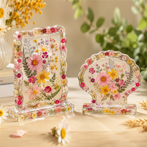 قالب سيليكون على شكل قلب لإطار الصور، قالب صب الراتنج DIY لعرض الصور بشكل بيضاوي متموج - Product Image 5