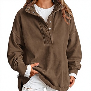 Sweatshirt for Women Oversized <b>Henley</b> Neck Pullover <b>Top</b> Fall Outfits Customize Pull Over Sweatshirt for <b>Mens</b> and Womens - Product Image 1