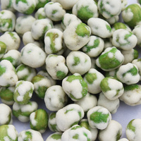 En gros, Snack alimentaire : Pois verts au wasabi, sains, torréfiés à sec et enrobés