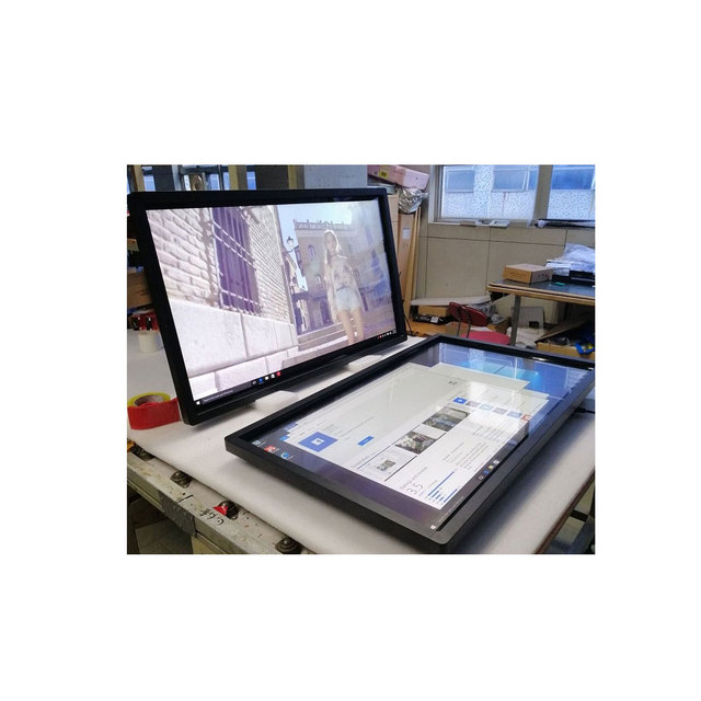Linux Wall Mounted Tft 4K 43 Inch UHD LC430EGE-DHM1 LCD Panel IR Touch PC Monitor