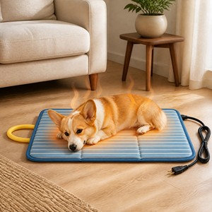 Coussin chauffant électrique pour animaux de compagnie ZT, tapis de lit doux et chaud pour chiens et chats de petite, moyenne et grande taille - Product Image 1