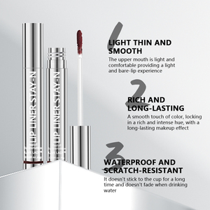 Tatuaggio con macchie di labbra opache a strappo tinta con le labbra rossetto liquido peloso impermeabile senza dissolvenza lucidalabbra - Product Image 4