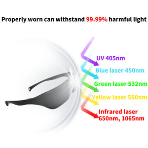 Gafas de depilación CE Ansi Z87 Beauty Anti Laser Protective Eyebrow Eye Mask OPT IPL Shading E Light Eye Patch - Product Image 5