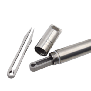 Conteneur à clés étanche JXT-OEM, porte-cigarettes, capsule de rangement en titane pour pilules, pour le <span class=keywords><strong>camping</strong></span>, pour les premiers secours - Product Image 1