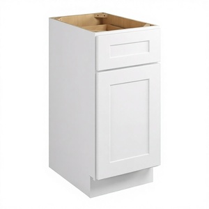 Set di Mobili da Cucina Bianchi Stile Shaker, Pronti per il Montaggio, in Compensato con Chiusura Ammortizzata, Consegna Rapida da Houston USA - Product Image 1