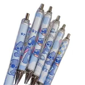 Cartoon Stitch Cute Student High Beauty Gel Pen Test 0,5 Schwarz Schnellt rocknende Bürste Briefpapier Schul bedarf