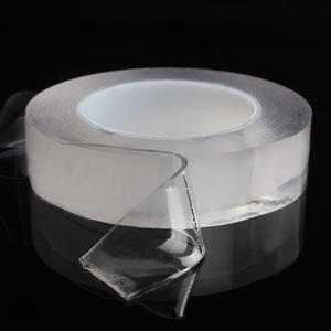 เทปกาวนาโนเจลใสสองด้านซักได้,ใช้ซ้ำได้ล้างออกได้กันลื่นแถบใสเหนียวถอดออกได้ - Product Image 2