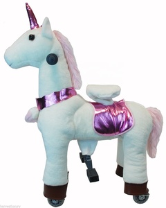 Gran oferta de <span class=keywords><strong>caballos</strong></span> de juguete grandes EN71 a la venta, caballo de juguete grande, caballo mecedora de peluche, juguete para Centro Comercial - Product Image 4