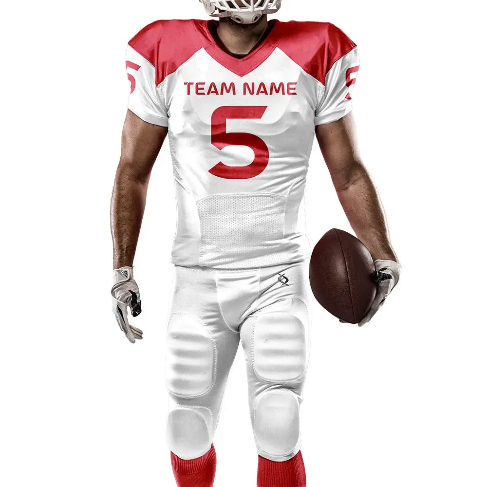 Maillot de Football américain personnalisé dernier Design, pantalon d'entraînement, uniformes pour hommes, Shorts pour enfants, Logo personnalisé en Spandex, âge