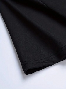 Camisetas casuales con cuello redondo y estampado de letras para hombre, la fábrica de ropa puede personalizarlas. F10 - Product Image 6