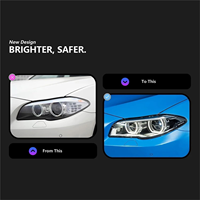 Conjunto de Faros LED para BMW Serie 5 (F10/F18) 2011-2017, Repuesto de Faros Delanteros, Suministro de Fábrica, Piezas de Automóvil -- Un Par