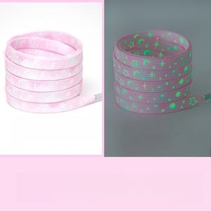 เชือกรองเท้าเรืองแสงหลากสีสันสำหรับกีฬาลำลอง: เชือกรองเท้าเรืองแสงแบบไล่เฉดสีในที่มืด, เชือกรองเท้าตกแต่ง - Product Image 6