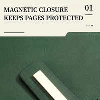 Cuaderno Personalizado de Cuero PU con Cierre Magnético, A5, con Páginas Rayadas, Impresión de Logotipo para Regalos Corporativos