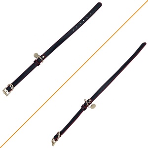 Suministros personalizados para mascotas accesorios gato rojo Pu Premium perro cuello occidental Semi Real cuero de vaca perro <span class=keywords><strong>Collar</strong></span> para perro pequeño mediano grande - Product Image 4