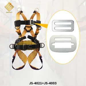 Jensan Custom 18KN 45mm Metal Steel Tri Glide Buckle Slide Adjustment Buckle For Safety Belt/Webbing/Safety Harnesses