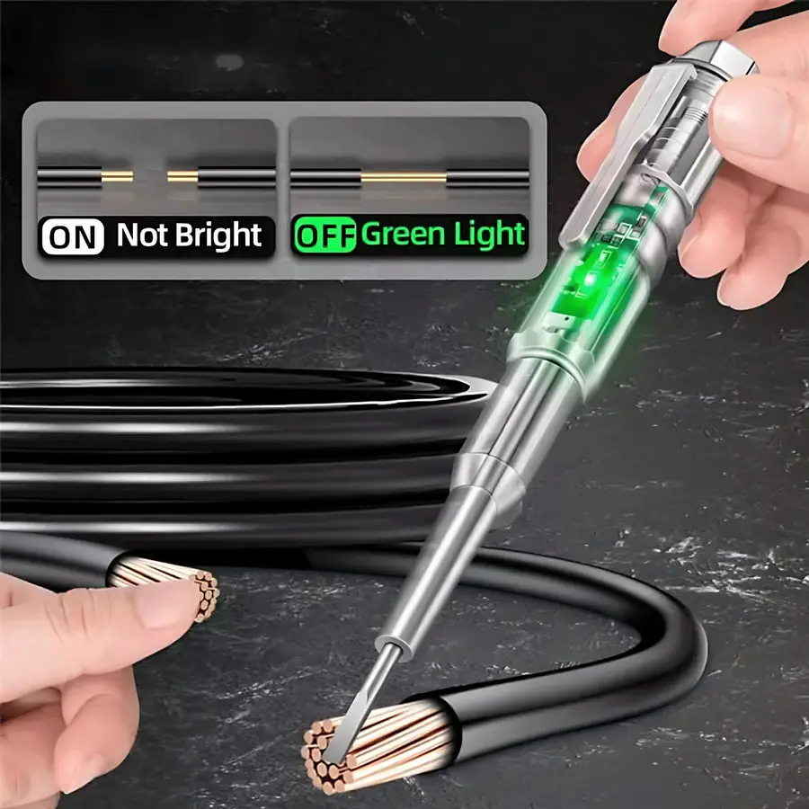 Factory Direct Supply High-brightness Color Light Test Pen Multi-function Smart Test Pen Electrician Special