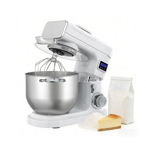 Nouvelle version améliorée du batteur sur socle électrique 1500W, bol mélangeur en acier inoxydable, <span class=keywords><strong>crochet</strong></span> pétrisseur, 6 vitesses, capacité de 7L pour un usage domestique - Product Image 5