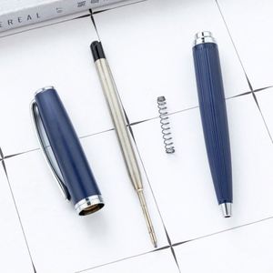 Bolígrafo de Gel Negro de Metal de 1.0 mm con Logotipo Grabado para Regalo de Oficina o Negocios - Product Image 4