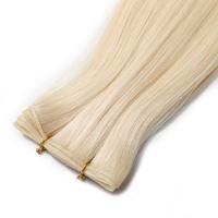 Mèches de cheveux humains européens bruts doublement étirés, lisses, épaisses et volumineuses, qualité salon, vente en gros, commande en vrac, OEM/ODM