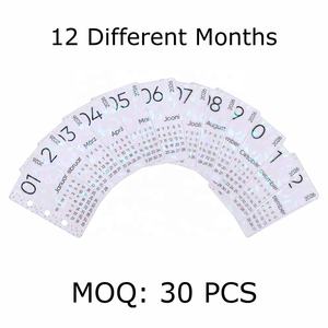الأكثر مبيعًا في Yihe باللغة الألمانية A6 لوحة عدادات بلاستيكية لملصقات الميزانية بثلاثة فتحات مع 12 شهرًا كإدراج أوراق سائبة - Product Image 2