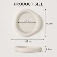 Plateau de service en silicone avec rebord surélevé 2-en-1, tapis de table multifonctionnel, support résistant à la chaleur pour bijoux, clés, tasses