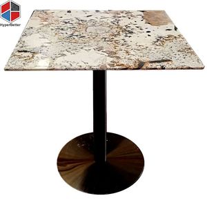 Mesa de hotel de granito, patas negras de acero inoxidable, <span class=keywords><strong>Patagonia</strong></span>, venta al por mayor - Product Image 2