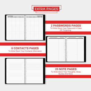 2026 Schedule 365 Days Daily Plan Calendar <b>Notepad</b> Self-Discipline <b>A5</b> Leather Cover Spiral Binding Eco-Friendly Office School - Product Image 4
