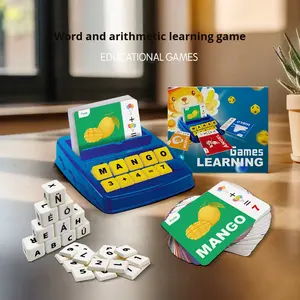 Juguetes Educativos de Plástico, Tarjetas de Aprendizaje de Idiomas, Máquina de Rompecabezas para la Educación Temprana, <span class=keywords><strong>Ortografía</strong></span> Francesa - Product Image 4