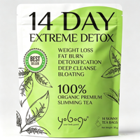 Corps perdre du poids thé 14day et 28day