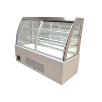 Vitrine à gâteaux coulissante en verre de style européen pour boulangerie, avec compresseur écoénergétique, idéale pour les mousses.