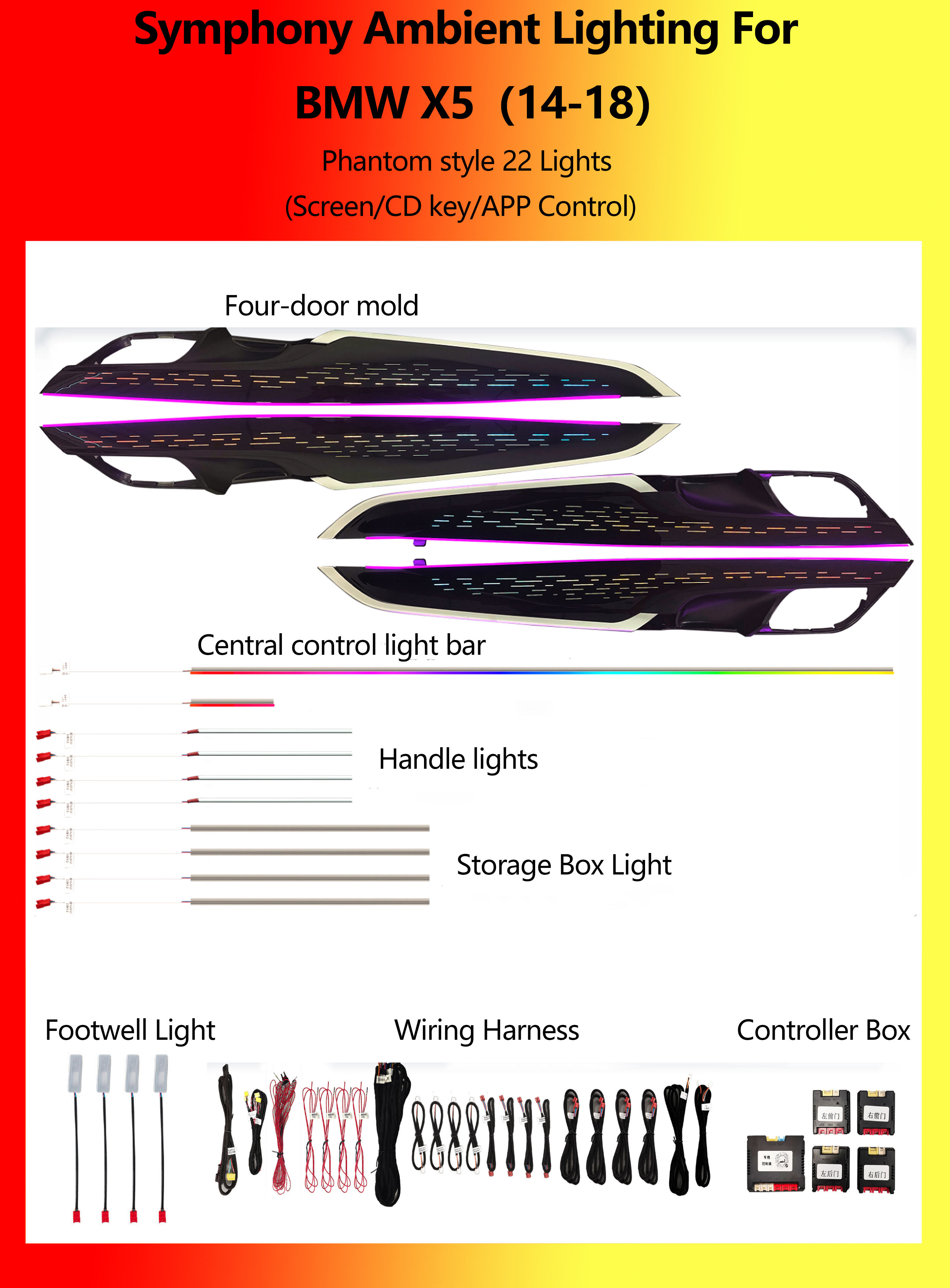 BMW X5 Phantom style Symphony 22 Lights