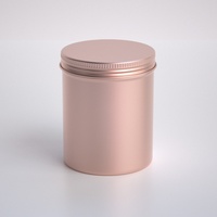 Durevole in alluminio barattolo di latta per biscotto della caramella di conservazione degli alimenti spezia scatola di alluminio vuoto rotondo sigillato imballaggi in alluminio lattine 500ml 17oz